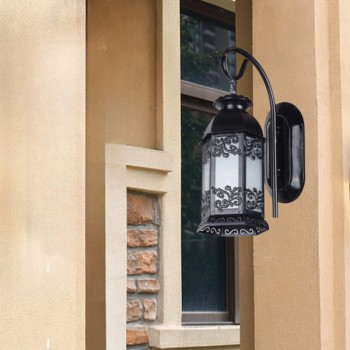Đèn treo tường ngoài trời gắn hiên nhà và tường rào cao cấp HP-HF93