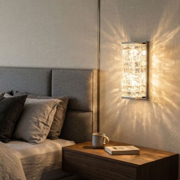 Đèn Tường Pha Lê EC-V861 (LED 30W - H280mm)