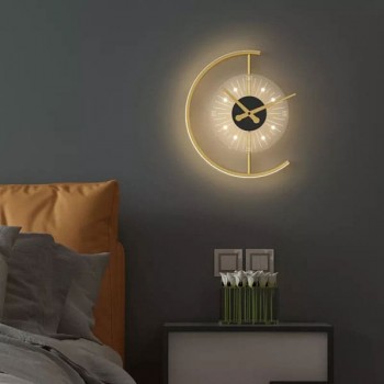 Đèn gắn tường led hiện đại hình đồng hồ trang trí phòng ngủ SE-VLE228