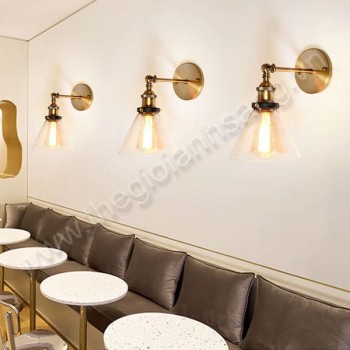 Đèn treo tường phong cách cổ điển trang trí quán cafe giá rẻ DC-VT03A