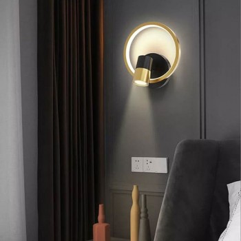 Đèn treo tường led hiện đại có đèn rọi chiếu điểm phòng ngủ SE-VLE247
