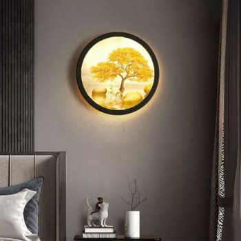Đèn tranh gắn tường led trang trí phòng ngủ hình phong cảnh SE-VLE201