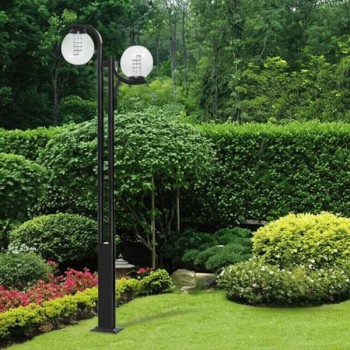 Trụ đèn chiếu sáng sân vườn và công viên loại 2 bóng H3000mm TT-1016/2
