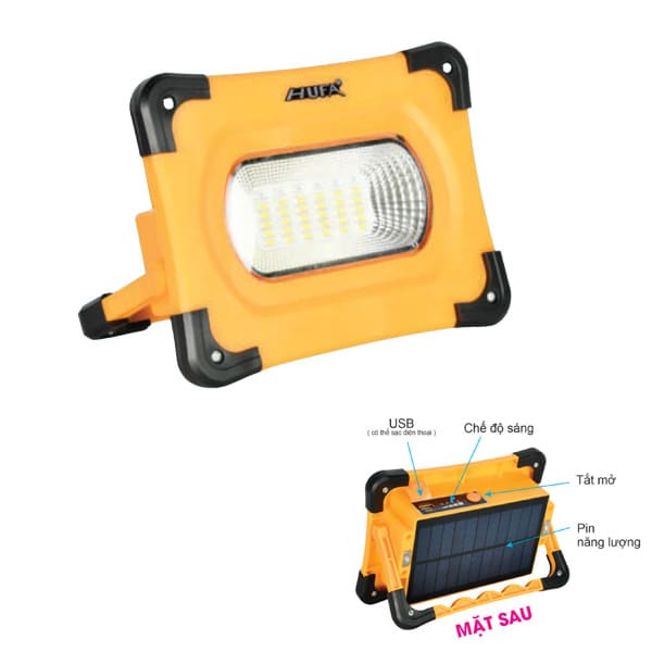 Lắp đặt tấm pin năng lượng mặt trời trên mái bảng hiệu