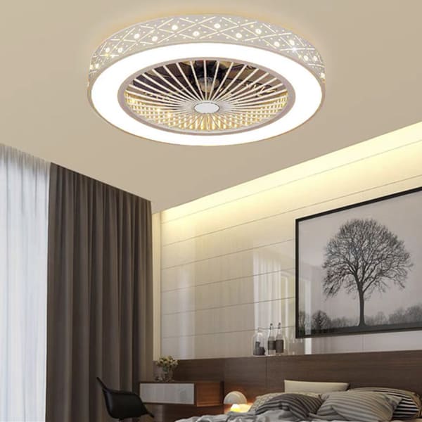 Cấu tạo bộ đèn LED nam châm của quạt trần gồm vỉ mạch và cục nguồn driver