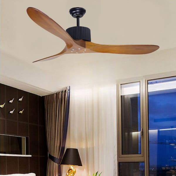 Sơ đồ mô phỏng luồng gió cắt mạnh của quạt 3 cánh và luồng gió êm ái của quạt 5 cánh