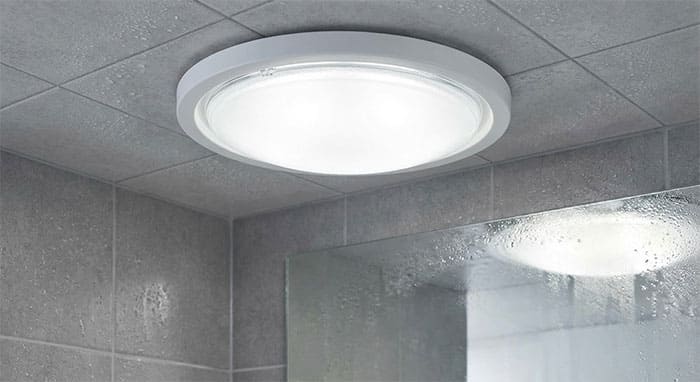 Đèn ốp trần nhà vệ sinh thiết kế kín khít chống hơi nước xâm nhập