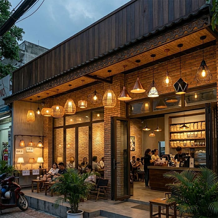 Đèn thả trang trí quán cafe giá sỉ