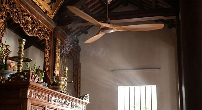 Động cơ DC Inverter mạnh mẽ nhưng vận hành tĩnh lặng tuyệt đối cho quạt trần