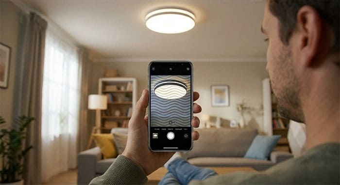Kiểm tra hiện tượng chớp nháy Flicker trên đèn LED bằng camera điện thoại