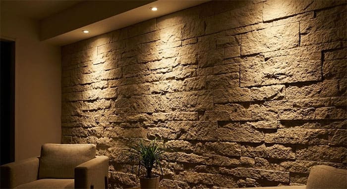 Kỹ thuật chiếu sáng Wall Grazing bằng đèn chiếu điểm nội thất