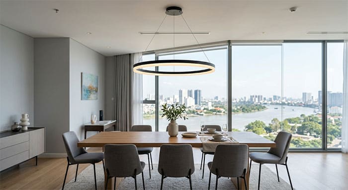 Mẫu đèn thả hiện đại cao cấp
