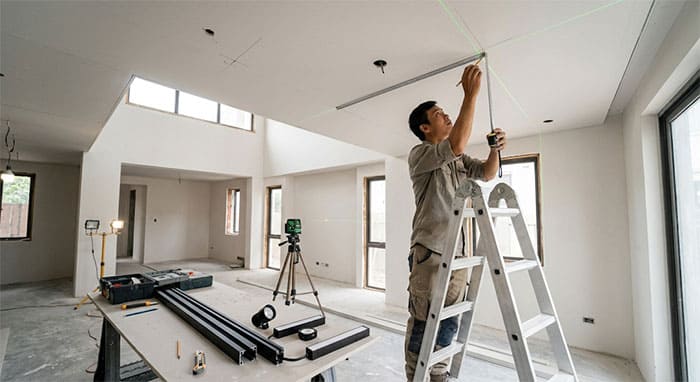 thi công kích thước đèn ray nam châm