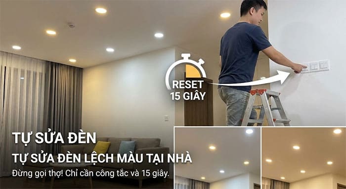 Xử lý lỗi lệch pha đèn 3 màu nhanh chóng không cần gọi thợ
