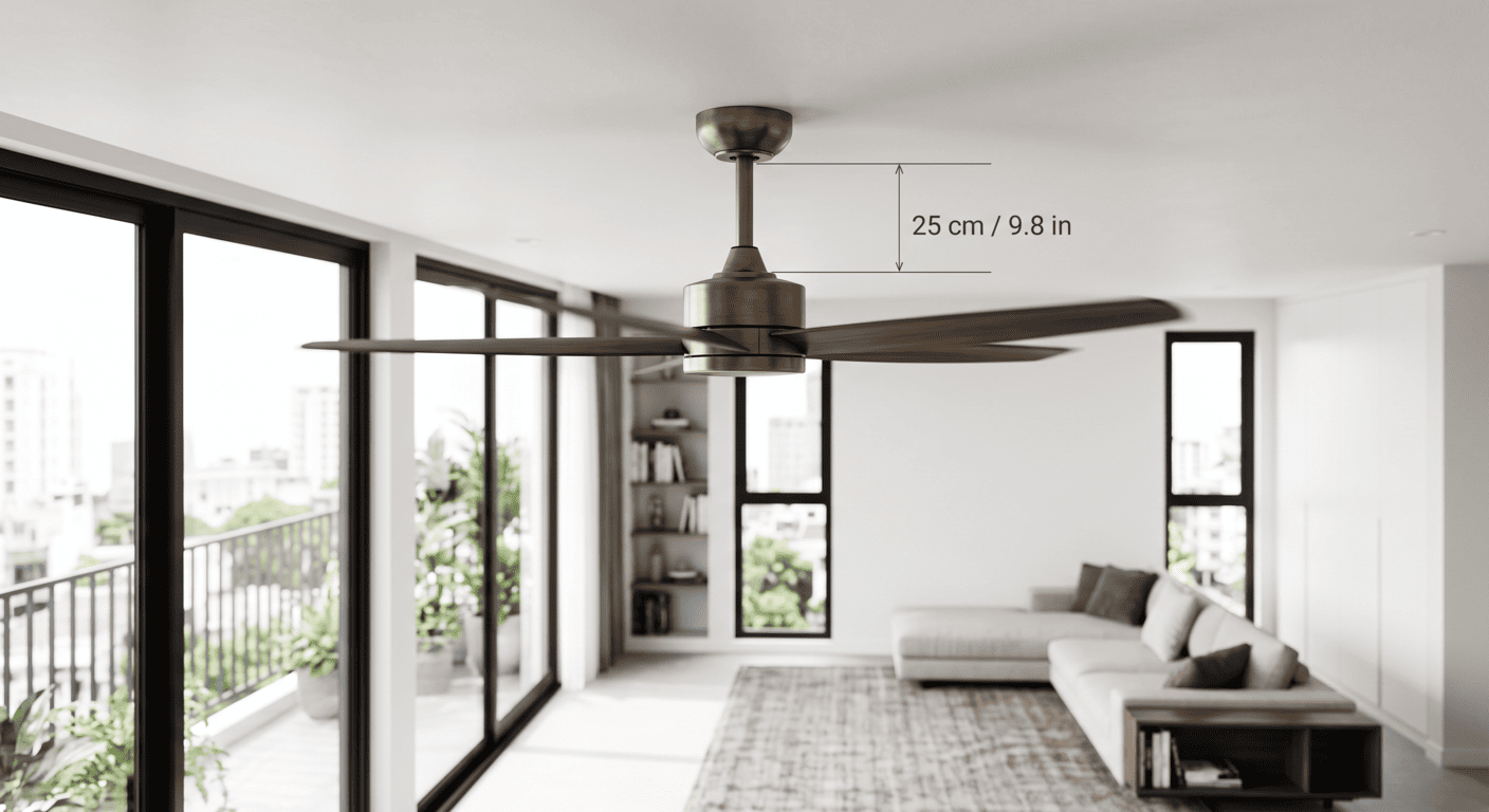 lắp đặt quạt trần đúng cách