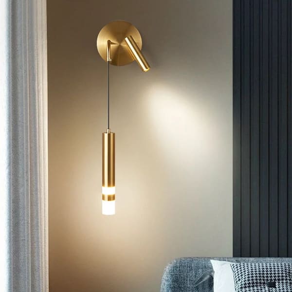Đèn ngủ treo tường: Mang ánh sáng dịu nhẹ và phong cách độc đáo
