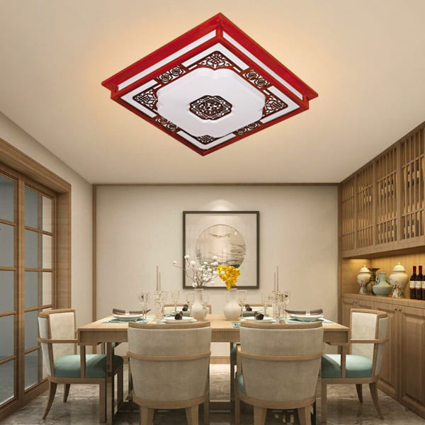 Đèn ốp trần gỗ - Lựa chọn hoàn hảo cho không gian sang trọng
