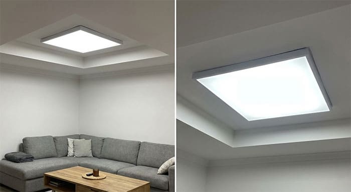 Sai lầm khi chọn kích thước đèn không phù hợp với khoảng lõm của trần thạch cao