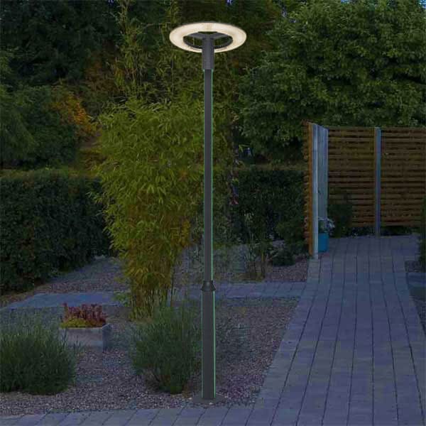 Trụ đèn sân vườn độc đáo cho không gian sang trọng